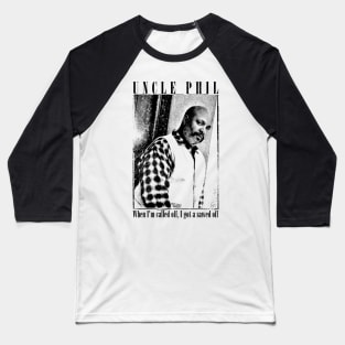 Uncle Phil / 90s Style Aesthetic Fan Design Baseball T-Shirt